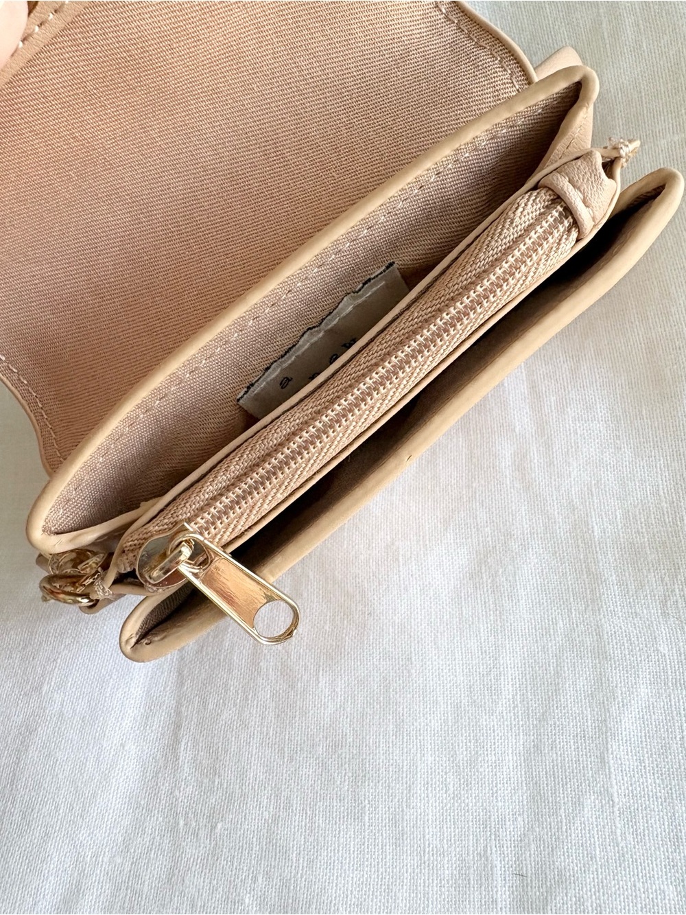A New Day Tan Wristlet Card Wallet - Picture 3 of 3